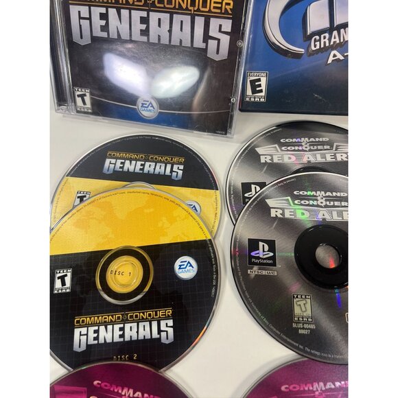 PC Game Disc Collection A-Spec PS2 Command & Conquer Generals/Red Alert Command - Picture 2 of 6